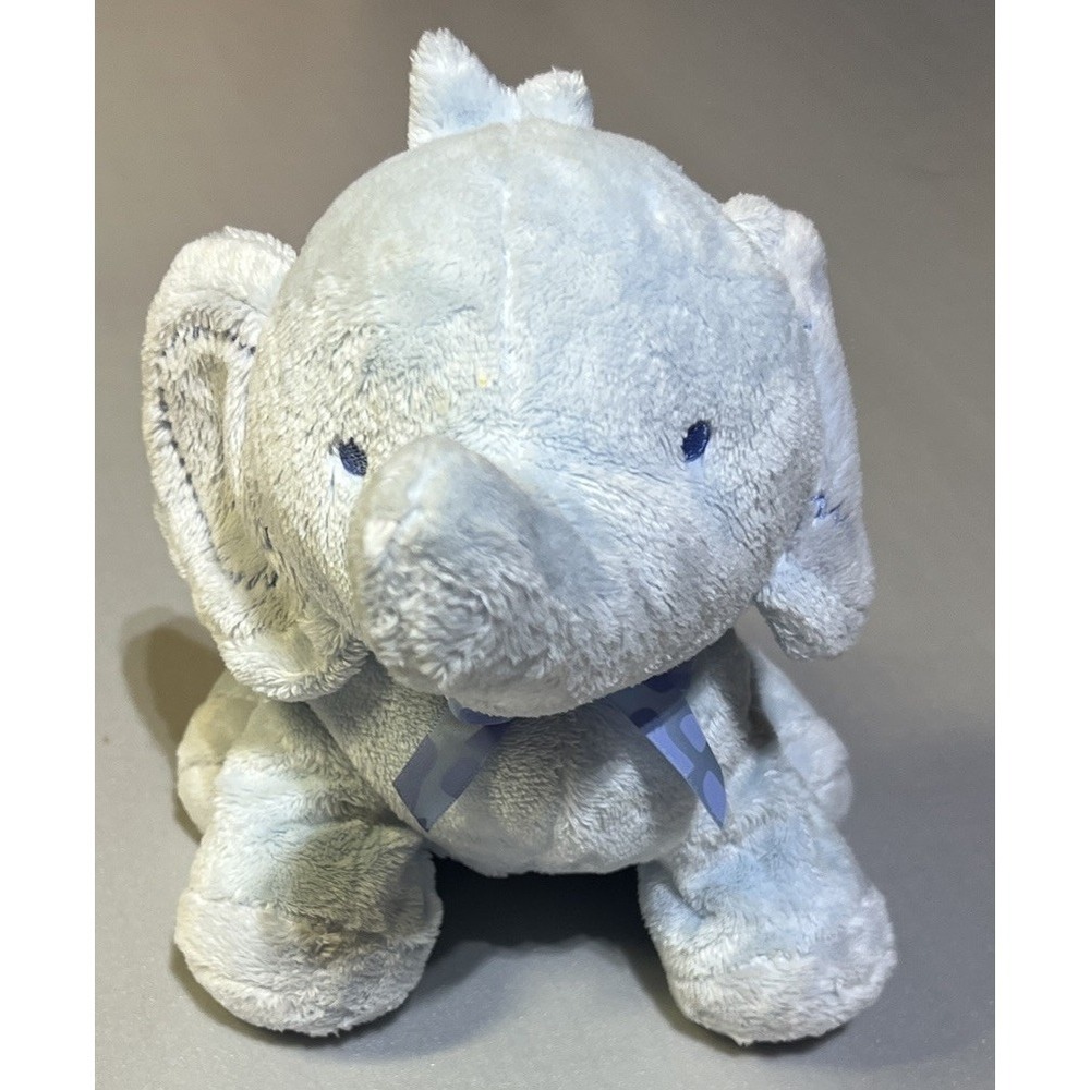 Koala Baby Blue Lullaby Elephant Plush 11" Works Plays Rock A Bye Baby